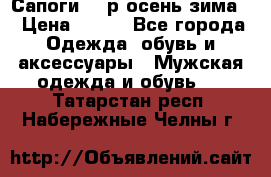 Сапоги 35 р.осень-зима  › Цена ­ 700 - Все города Одежда, обувь и аксессуары » Мужская одежда и обувь   . Татарстан респ.,Набережные Челны г.